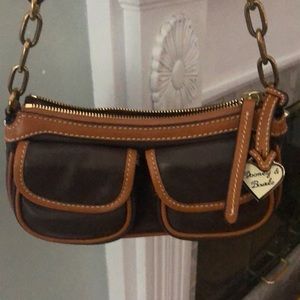 Dooney & Bourke Small Brown Banana Bag